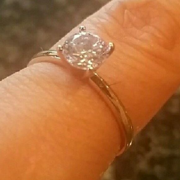 New 14k Yellow Gold Round Solitaire Engagement Ring